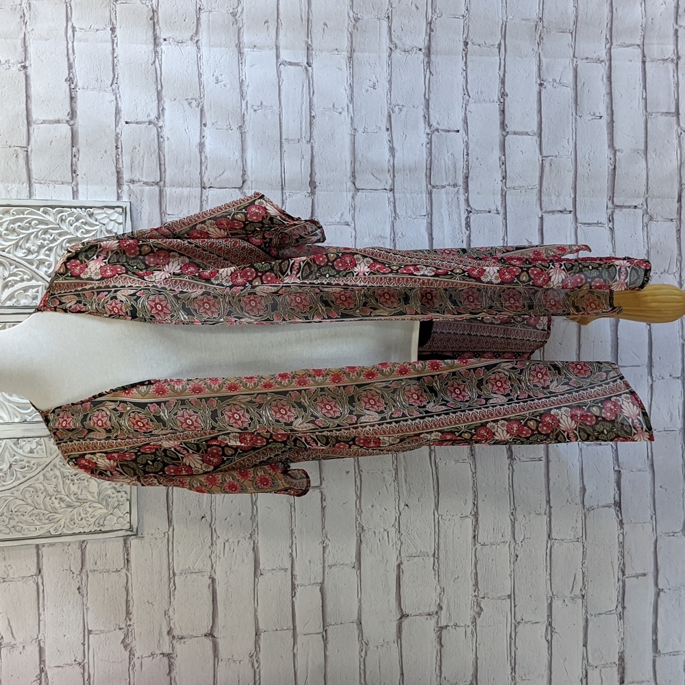 AMBIANCE Boho Western Kimono Cover Up Cardigan